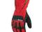 RĘKAWICE ICON PDX WATERPROOF r. S  CZERWONE