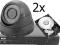 Rejestrator DVR 2 x Kamera CCTV 600TVL 2.8-12mm