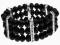 Bransoleta czarna elegancja -sb3562-