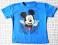 NIEBIESKI T-SHIRT DISNEY MYSZKA MIKI rozm. 104