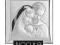 SREBRNY OBRAZEK ŚW RODZINA 12x12cm