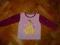 Śliczna welurkowa bluzeczka dla Niuni r.104/110