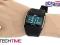 Czarny Młodzieżowy Zegarek - Długi Pasek - WR 100M
