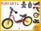 Puky rowerek biegowy LR1  2,5+ czerwony  Wys. 0zł