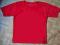 Bluzka czerwona haft krótki rękaw, rozm.L(40)