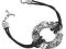 Bransoletka Metal i Sznurek II -sb2371-