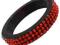 Bransoleta z cyrkoniami czerwony -sb5132-