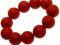 Bransoletka Czerwone koraliki -sb3112-