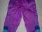 fioletowe spodnie z podszewką 116cm 4lata +