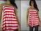 Bawełniany top w modne paski  40/42  B278