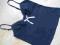 czarna bluzeczka top koszulka z kokardką 36 S