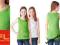 Y339* CFL DWA TOPY ZIELONY I BIAŁY BOKSERKI M