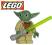 YODA Lego STAR WARS figurka + miecz