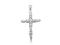 Srebrny Krzyżyk z białymi cyrkoniami