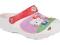 NOWE CROCS HELLO KITTY BIAŁY LEKKIE J1 31-32