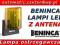 ** LAMPA 230V BENINCA LAMPI LED Z WBUD. ANTENĄ ***