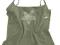 *ESSENTIALS*D22 OLIWKOWY TOP NA RAMIĄCZKACH  44/46