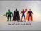 ZESTAW 4 FIGUREK SPIDERMAN BATMAN SUPERMAN HULK!