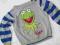 DISNEY sweterek KERMIT 74/80 BDB