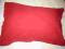 Poszewka na poduszkę bordowa z kołnierzem