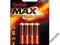 BATERIE KODAK MAX AAA K3A-4 LR03 4 SZT  ! F-VAT !