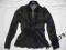 Czarna prześwitująca bluzka rozm. 40