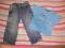 Super spodnie jeans r.104 GRATIS koszulka wąż CUDO
