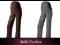 CIĄŻOWE eleganckie SPODNIE szare 36 Bella KU71