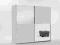 MILANO X szafa przesuwna lustra mat 240 2 drzwi