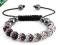 Swarovski bransoletka Shamballa  cyrkonia 11 kulek