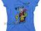 DISNEY niebieski t-shirt Lucky Luck 38 M #980