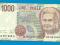 1000 Lirów - 3 Ottobre 1990 z obiegu