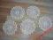 Stare, szydełkowane serwetki  18cm  - 5 szt