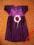 Fioletowa sukienka wizytowa balowa 92-98-104cm
