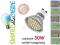 Żarówka led GU10 60 SMD 3528 3W A+ 200lm jak 30W