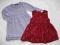 sukienki dwie sztuki GAP 1-2 lat