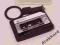 Brelok kaseta magnetofonawa z długopisem