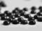 Półperły półperełki 4mm 50 szt. Czarne