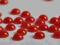 Półperły półperełki 4mm 50 szt. Czerwone