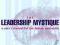 THE LEADERSHIP MYSTIQUE Manfred Vries