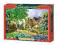 Puzzle 2000 Stary budynek z ogrodem CASTOR PROMO