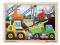 Drewniane puzzle POJAZDY budowa Melissa and Doug