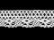 Koronka Bawełniana, C-080 Biała, bawełna 012