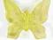 Korale Koraliki, Motyl, Cytrynowy, 35 / 42 mm. 012