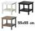 IKEA HEMNES STOLIK 55x55 CM LITE DREWNO 3 KOLORY