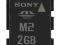 NOWA oryginalna karta pamięci M2 2GB Sony