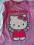 Tunika bluzka Hello Kitty 122-128cm 7-8l gratis