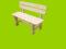Meble ogrodowe ławka ogrodowa okazja kolor gratis