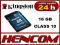 Karta pamięci SD HC Kingston 16GB Class 10 OKAZJA