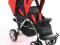 Wózek dla blizniaków,rodzeństwa z gondolką, KEES